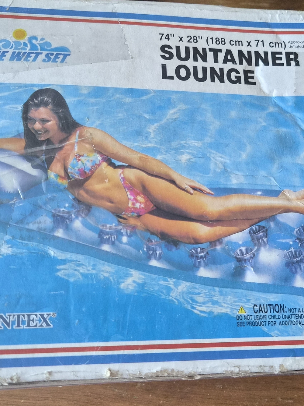 Intex Suntanner Lounge Inflatable - Blue
